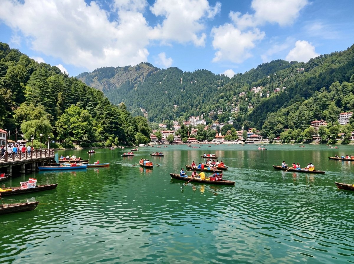 Nainital Lake boats and Jim Corbett tiger safari