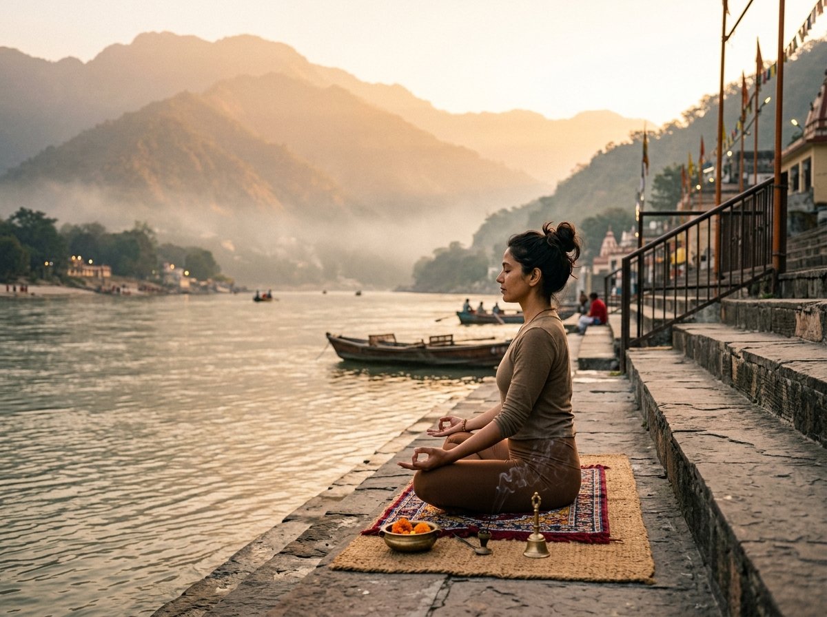Yoga and meditation retreat along the holy Ganges Rishikesh